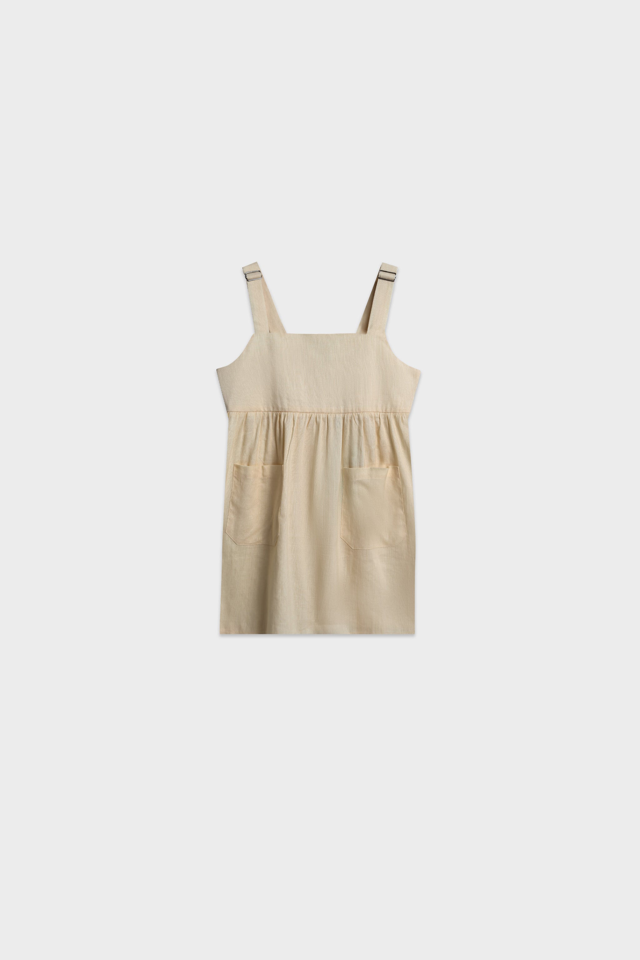 knee length dresses for ladies IRIS LINEN DRESS LIGHT BROWN – LOOKBOUTIQUESTORE