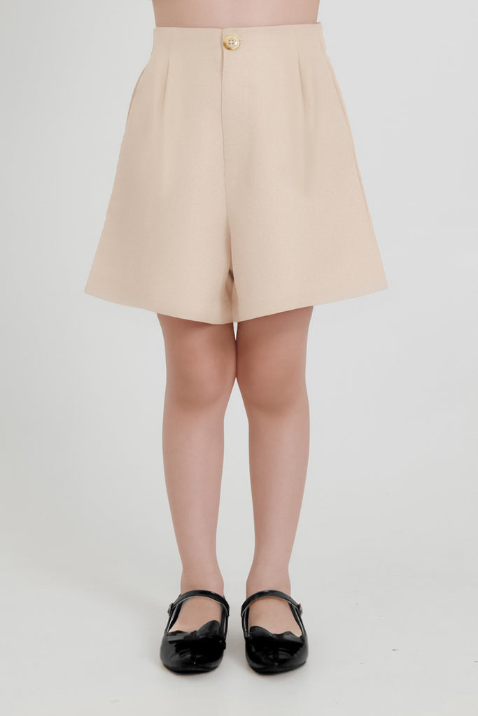 Shorts, celana pendek anak, bawahan anak perempuan, shorts kids, shorts simple, celana anak trendy, Shorts LBS KIDS, celana anak 4-10 tahun