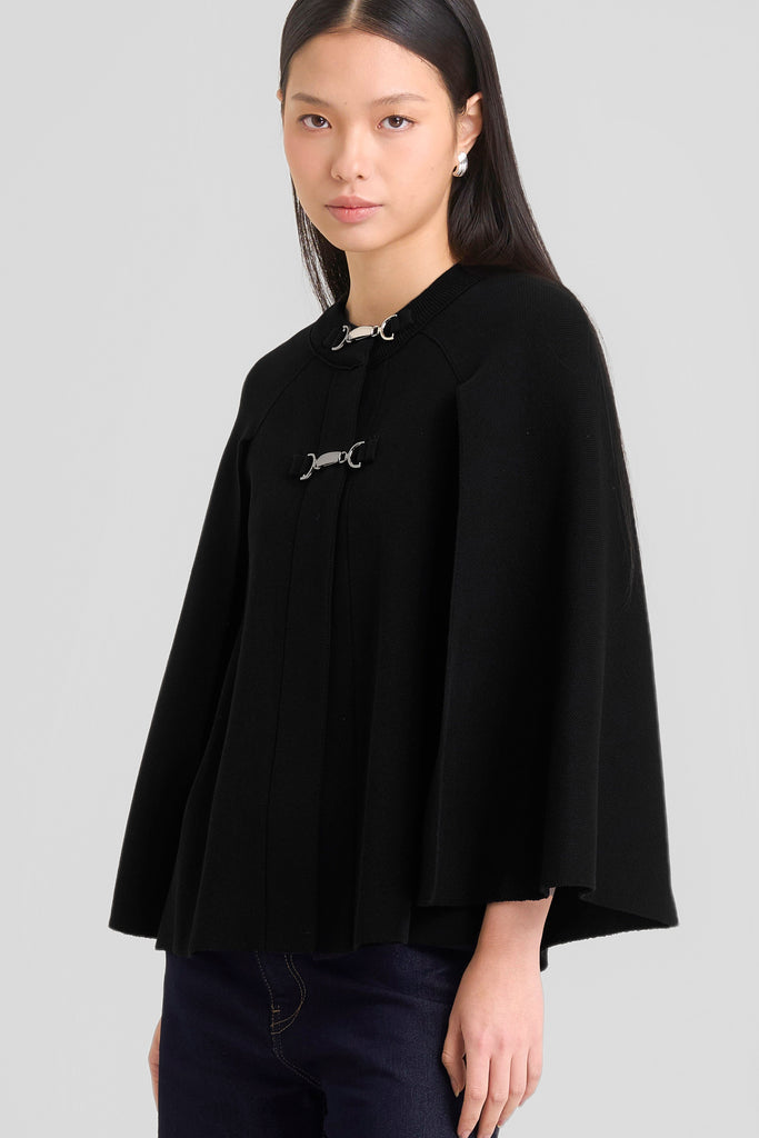 Cape, crop cape, atasan wanita, loose cape, cape trendy, cape jacquard, cape elegant, outer wanita, outer oversized, Cape LOOKBOUTIQUESTORE