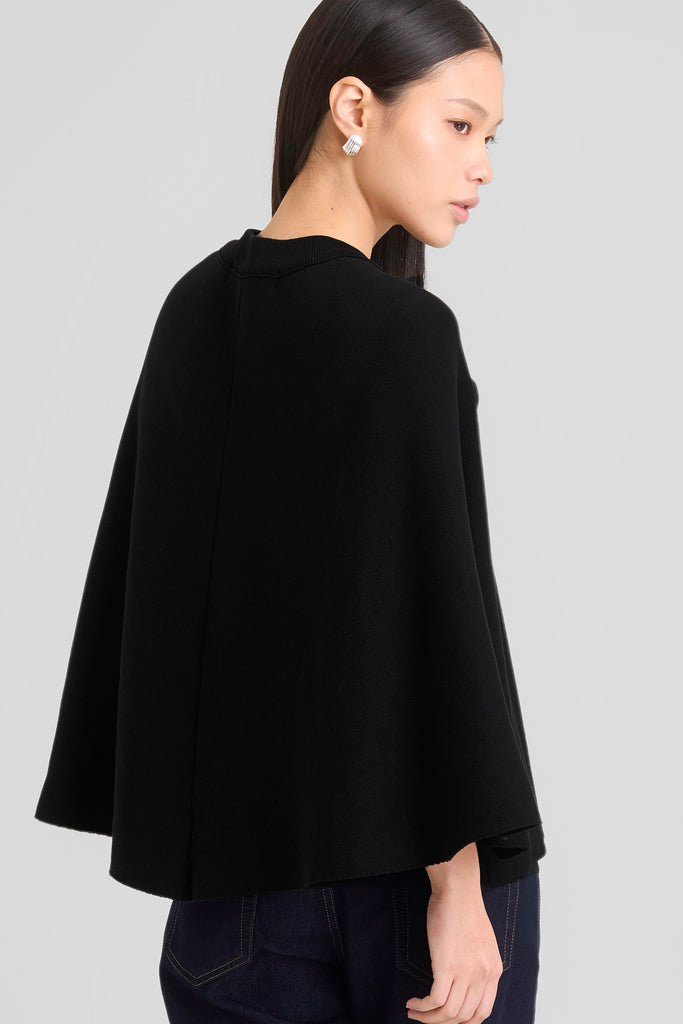 Cape, crop cape, atasan wanita, loose cape, cape trendy, cape jacquard, cape elegant, outer wanita, outer oversized, Cape LOOKBOUTIQUESTORE
