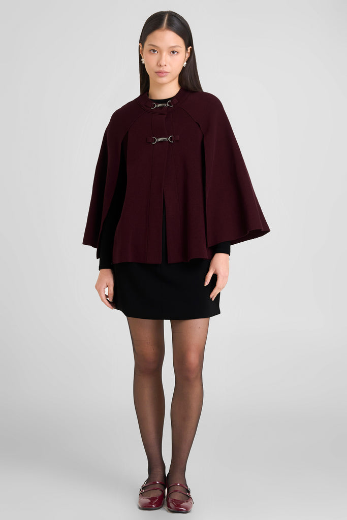 Cape, crop cape, atasan wanita, loose cape, cape trendy, cape jacquard, cape elegant, outer wanita, outer oversized, Cape LOOKBOUTIQUESTORE