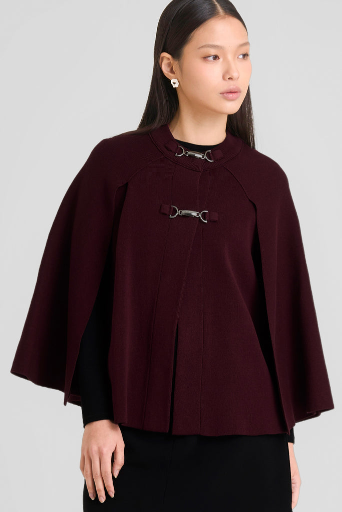 Cape, crop cape, atasan wanita, loose cape, cape trendy, cape jacquard, cape elegant, outer wanita, outer oversized, Cape LOOKBOUTIQUESTORE