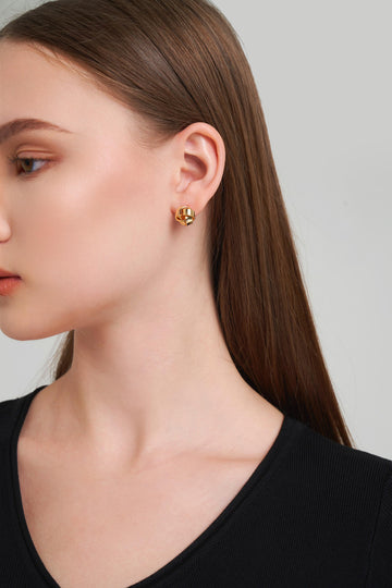 Anting tusuk , anting simpul, earrings gold, anting tusuk emas