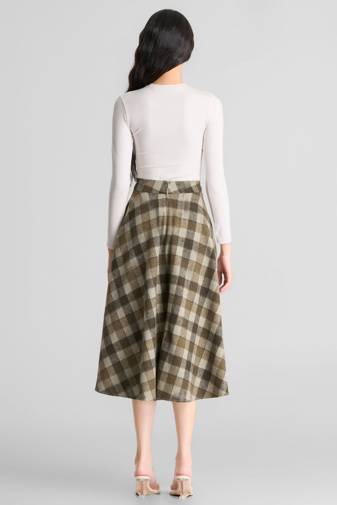 skirt wanita, Model skirt terbaru, skirt panjang, Rok, skirt untuk formal, skirt motif kotak kotak, Inspirasi outfit dengan skirt, bawahan wanita, bottom LBS, LOOKBOUTIQUESTORE