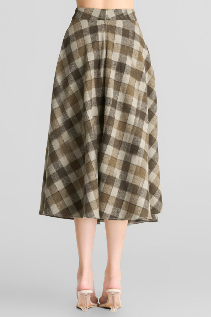 skirt wanita, Model skirt terbaru, skirt panjang, Rok, skirt untuk formal, skirt motif kotak kotak, Inspirasi outfit dengan skirt, bawahan wanita, bottom LBS, LOOKBOUTIQUESTORE