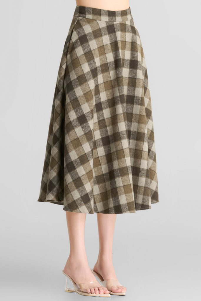 skirt wanita, Model skirt terbaru, skirt panjang, Rok, skirt untuk formal, skirt motif kotak kotak, Inspirasi outfit dengan skirt, bawahan wanita, bottom LBS, LOOKBOUTIQUESTORE