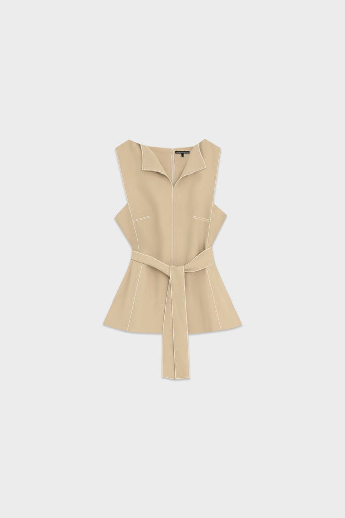 Top, atasan wanita, top  stitch,top tali,sleeveless top, top Unique neck details,atasan lengan pendek, top v neck,LOOKBOUTIQUESTORE