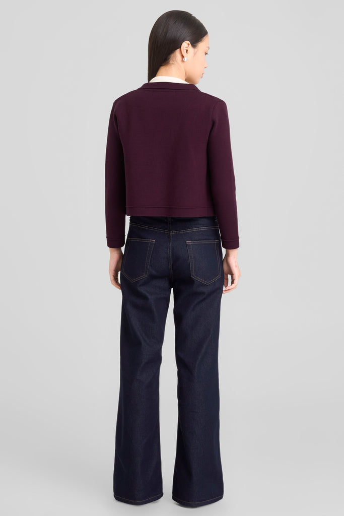 Cardigan knit wanita kombinasi denim,Knit outer modern,Cardigan rajut casual elegan,Outer knit lengan panjang wanita,Cardigan crop kekinian,Knit cardigan kombinasi warna,Atasan rajut formal casual wanita,Outer knit stylish,Cardigan rajut Korean style,Knit crop cardigan dengan kantong depan,Knit outer,Cardigan knit, LOOKBOUTIQUESTORE