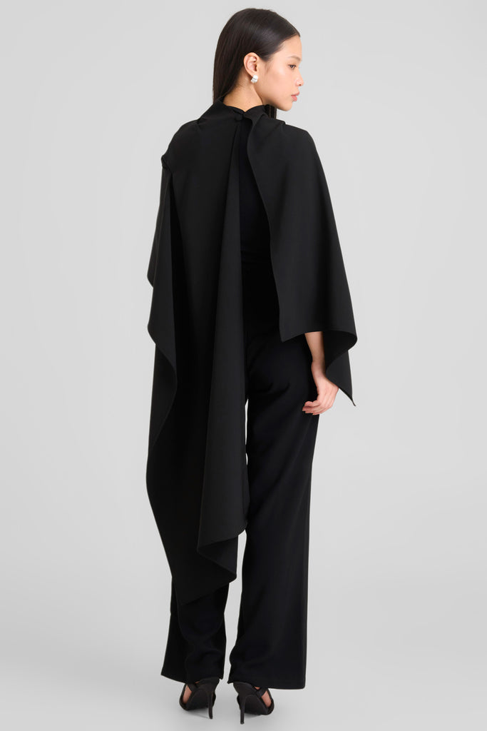 Cape, crop cape, atasan wanita, loose cape, cape trendy, cape jacquard, cape elegant, outer wanita, outer oversized, Cape LOOKBOUTIQUESTORE