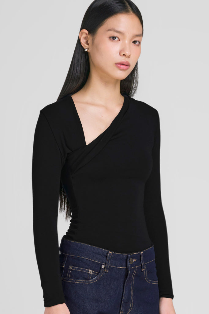 cut-out tops women, cut out top long sleeve, brown cut out top long sleeve, brown long sleeve cut out crop top, long sleeve crop top outfit, cut out top, LBS, LOOKBOUTIQUESTORE