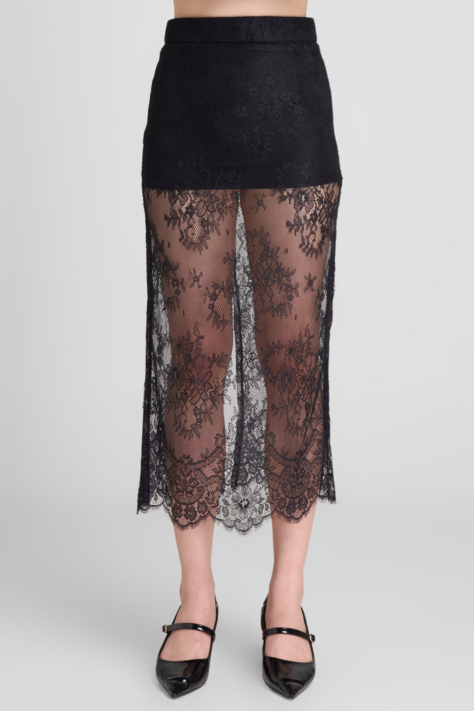 Skirt, bawahan wanita, rok wanita, rok brukat, bawahan brukat, Lace skirt see-through wanita, Rok lace transparan see-through elegan, Rok lace see-through , rok