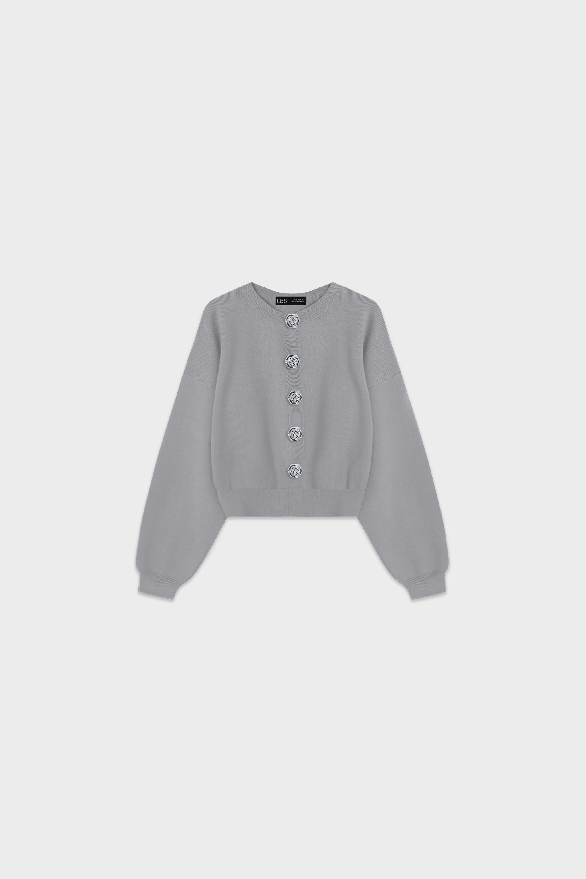 SAN KNIT CARDIGAN GREY – LOOKBOUTIQUESTORE