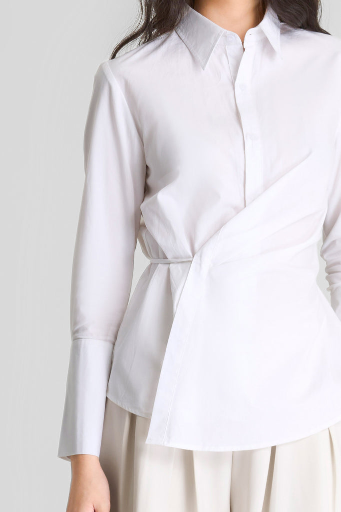 Shirt, blouse, top, atasan wanita, top wanita, blouse wanita, shirt wanita, atasan wanita tangan panjang, kemeja wanita, top kerah, atasan simple, atasan format, top LOOKBOUTIQUESTORE