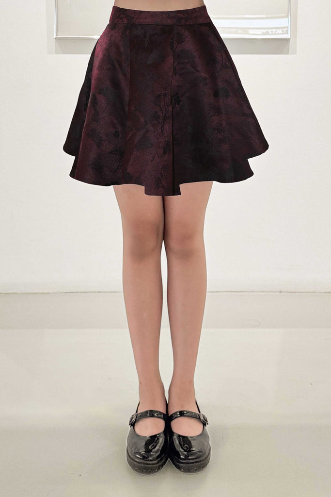 Skort, skort kids, bawahan anak perempuan, rok celana anak, flower pattern skort, skort kids 4-10 tahun, Skort anak simple, skort pesta, skort LBS Kids